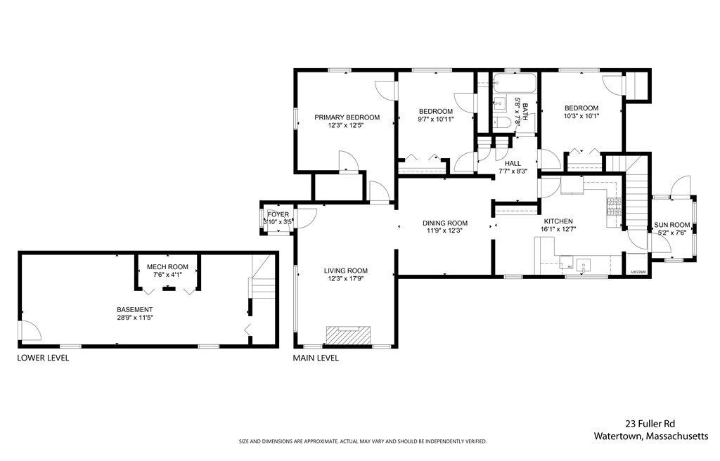 23 Fuller Road, Unit 23 Watertown, MA 02472 - Photo 31 of 31 a picture of a floor plan
