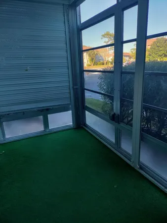 a view of outdoor space and yard from balcony