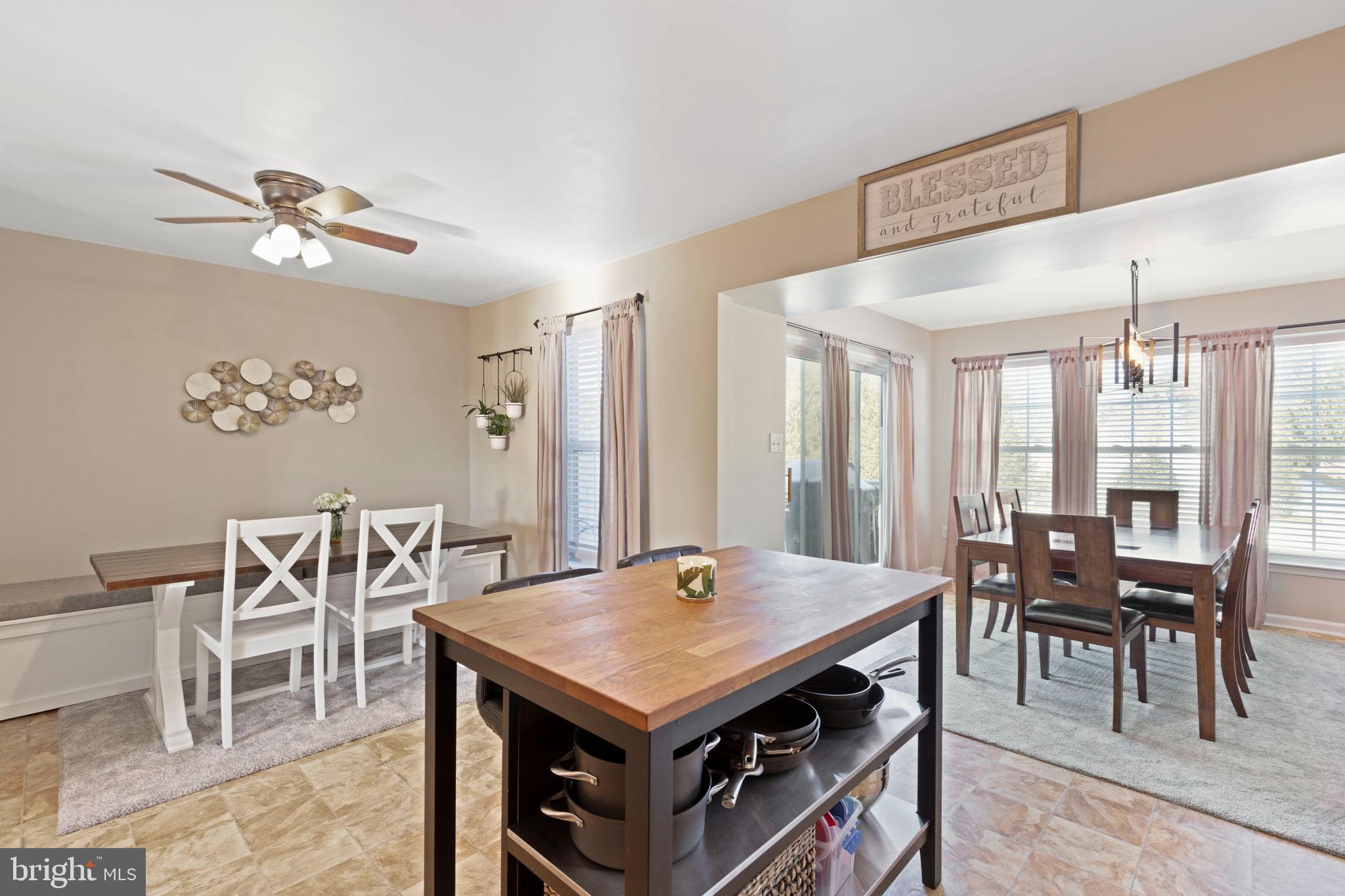 Eat in plus dining room space