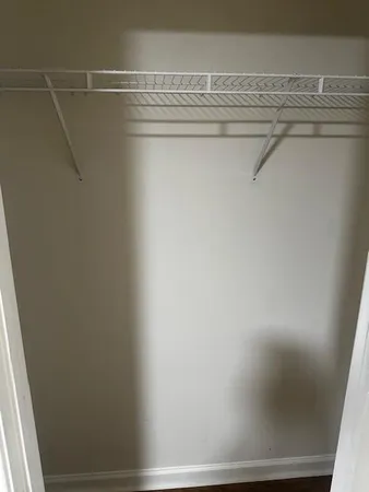 a close view of closet