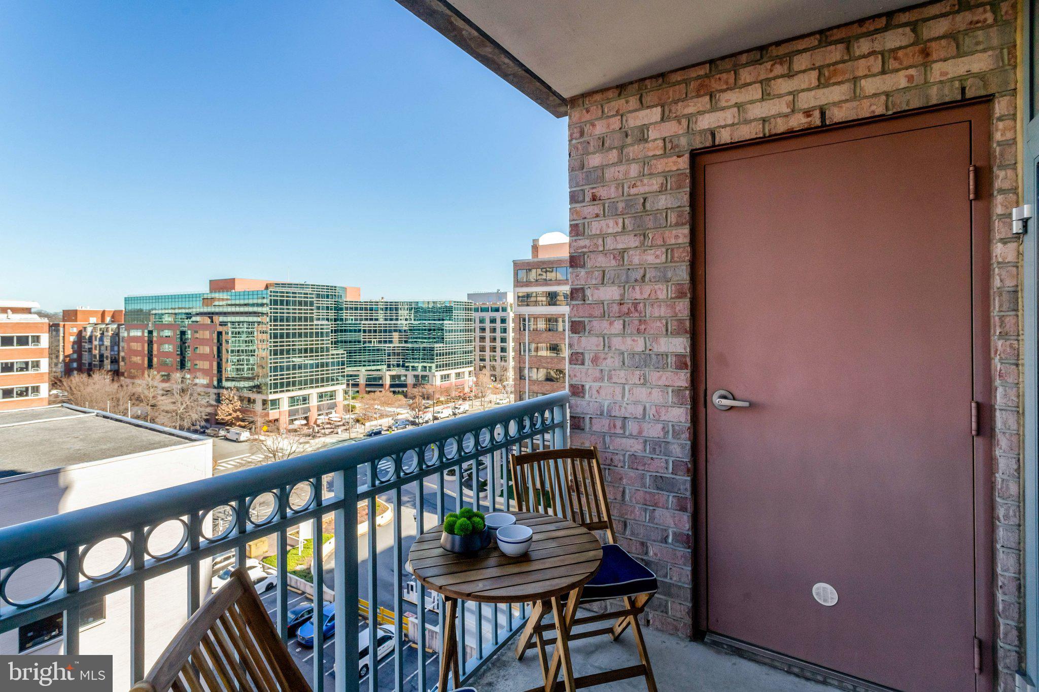 851 North Glebe Road, Unit 812 Arlington, VA 22203 - Photo 16 of 38 a view of balcony with furniture