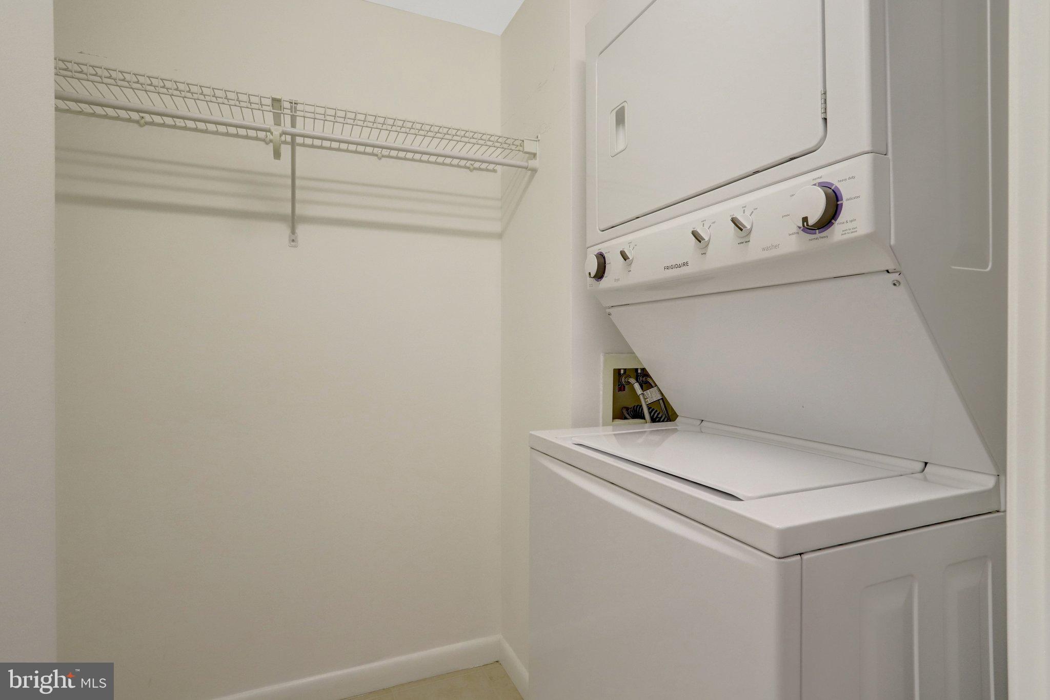 851 North Glebe Road, Unit 812 Arlington, VA 22203 - Photo 21 of 38 a utility room with dryer and washer