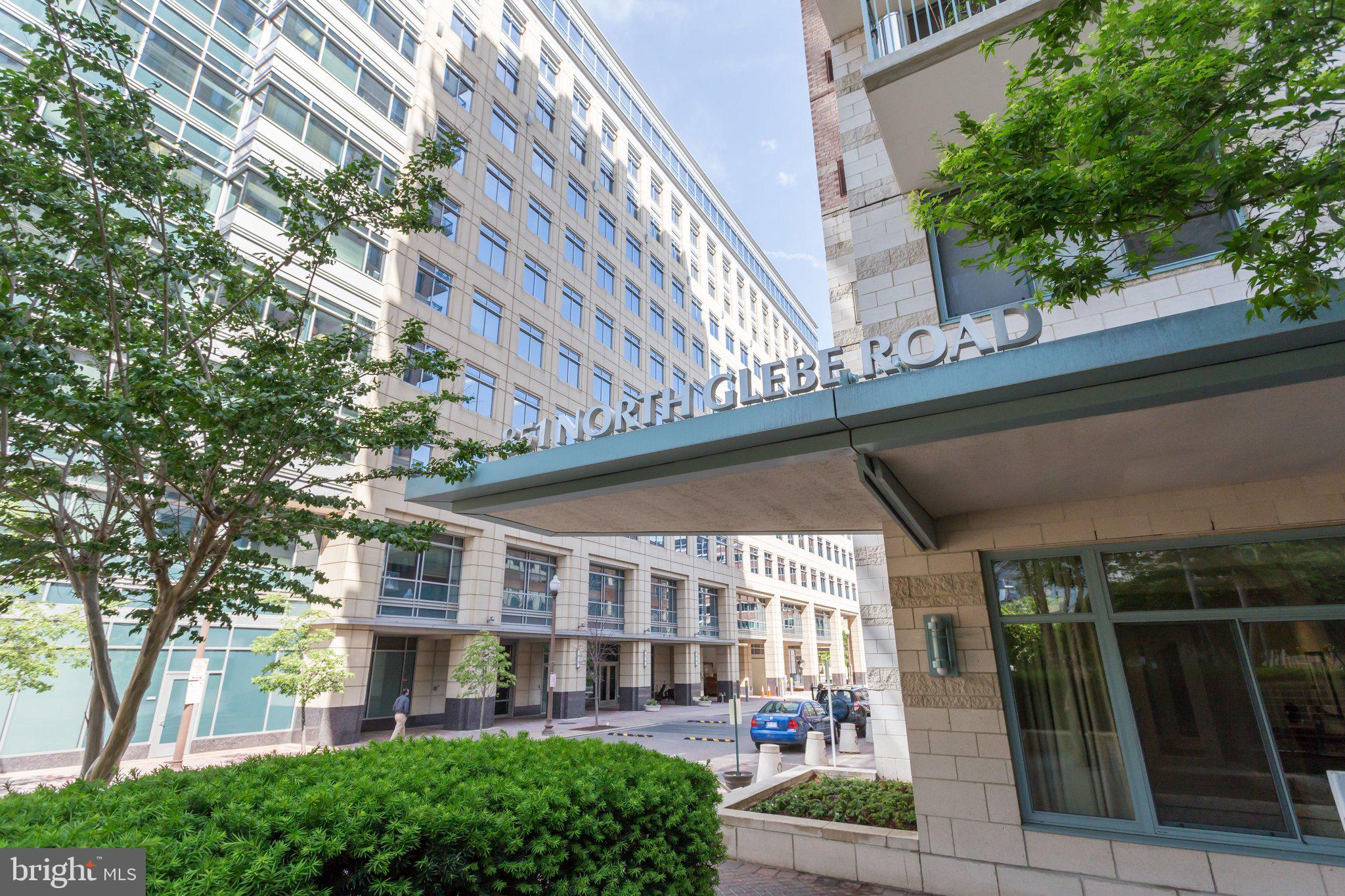 851 North Glebe Road, Unit 812 Arlington, VA 22203 - Photo 24 of 38 a view of a building with a garden