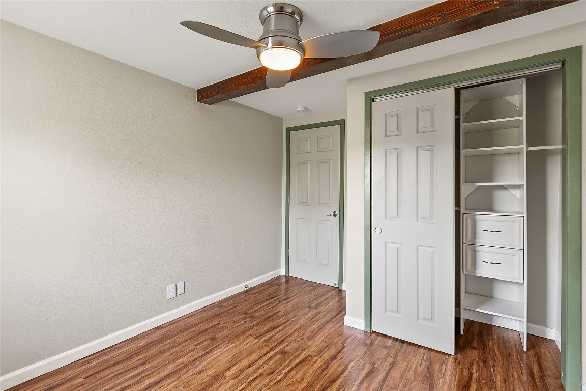 4301 Stearn's Lane Austin, TX 78745 - Photo 24 of 39 wooden floor in an empty room