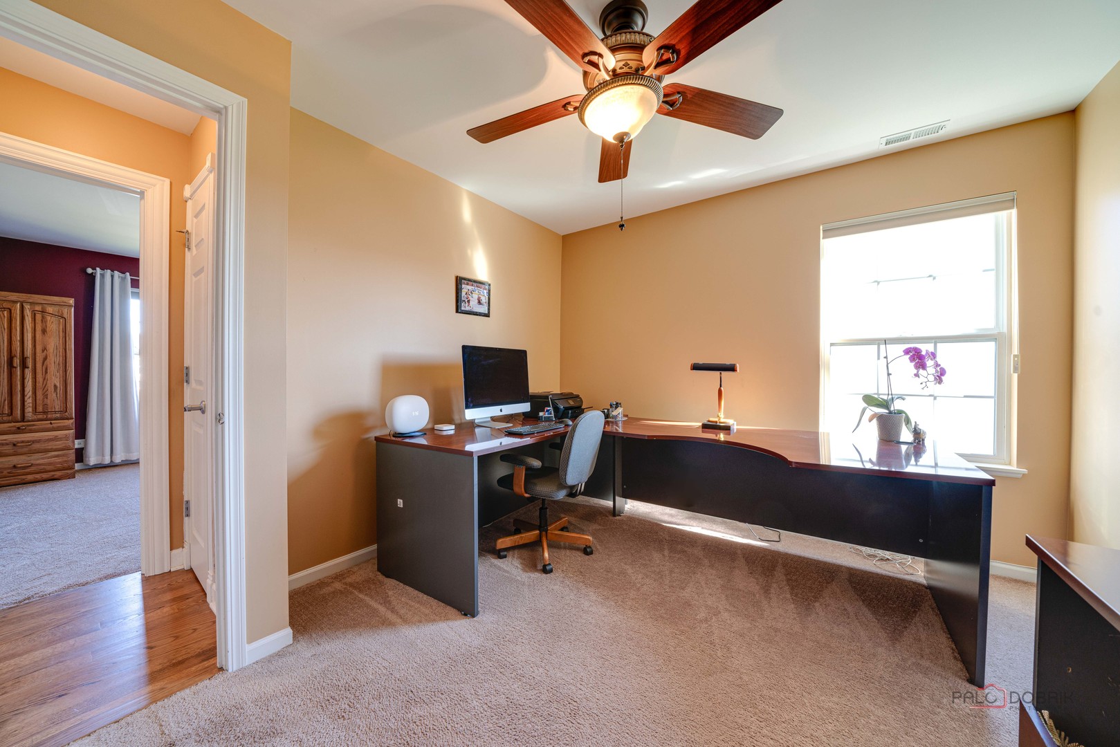 288 Shelbourne Road Volo, IL 60073 - Photo 23 of 33 a view of a workspace with furniture and a window