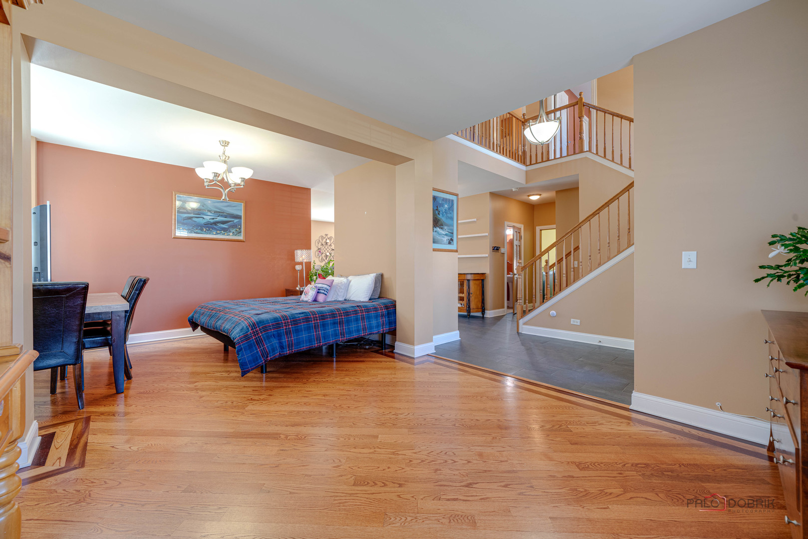 288 Shelbourne Road Volo, IL 60073 - Photo 6 of 33 a bedroom with furniture and a wooden floor