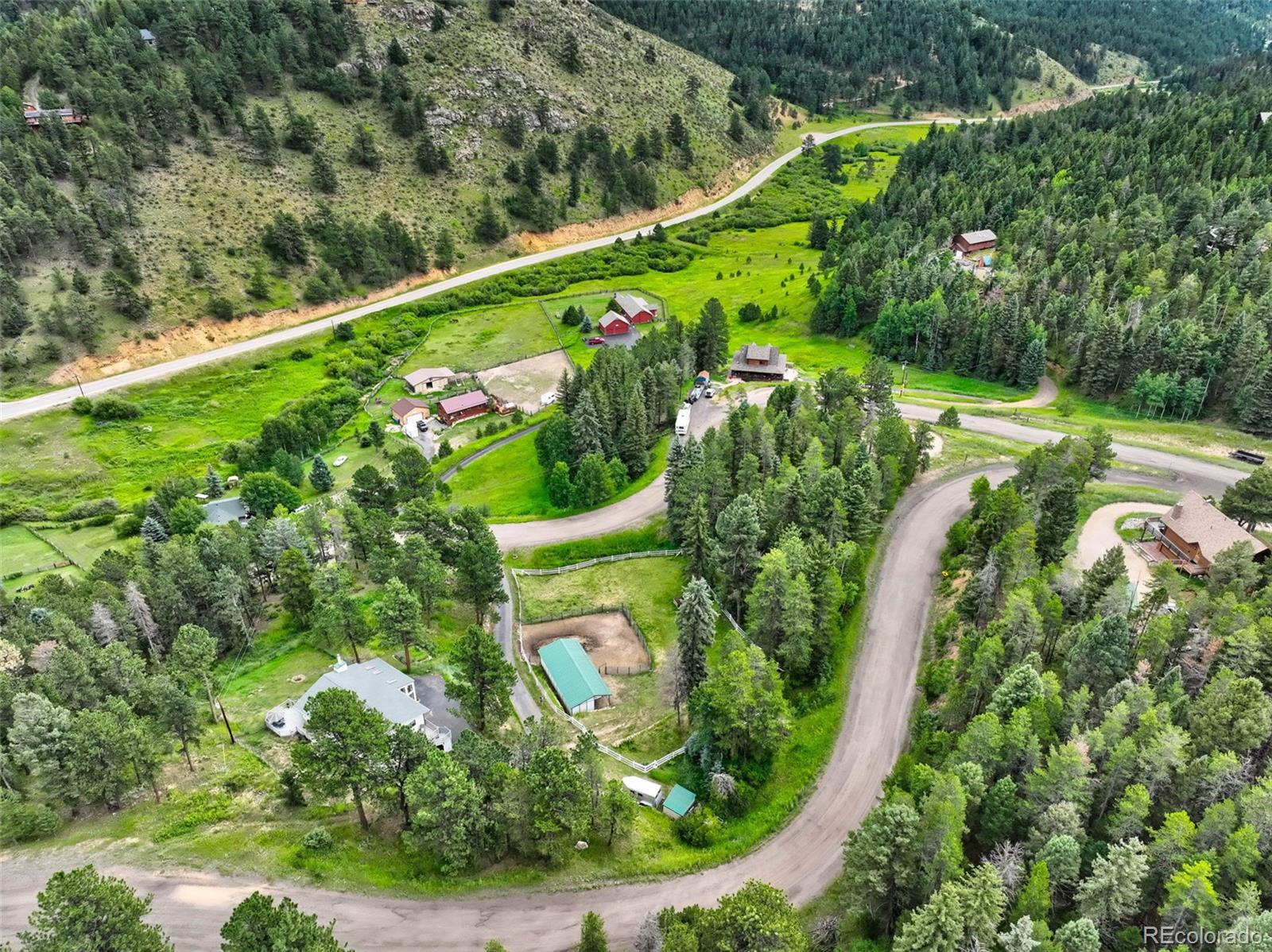 12079 Tecumseh Trail Conifer, CO 80433 - Photo 35 of 38 a view of a garden with a tree