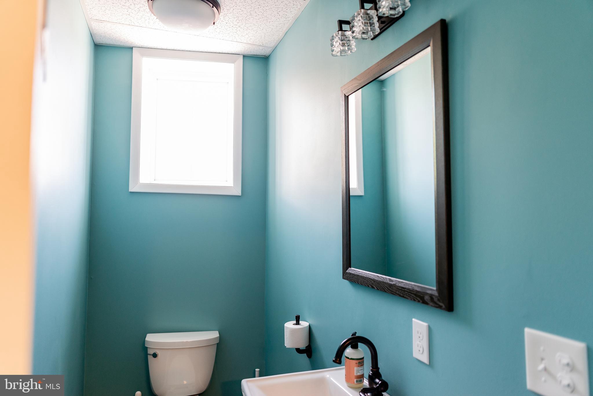 933 Rose Street Harrisburg, PA 17102 - Photo 45 of 98 a bathroom with a toilet sink and mirror