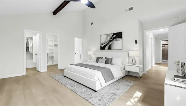 wooden floor in an empty room