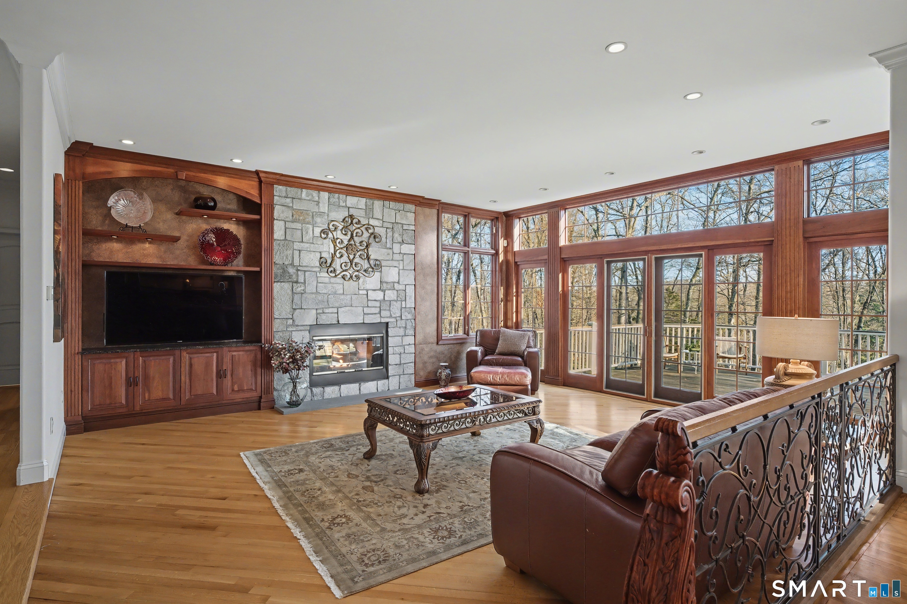 162 Britiani Road Southbury, CT 06488 - Photo 8 of 40 Main level family room with fireplace