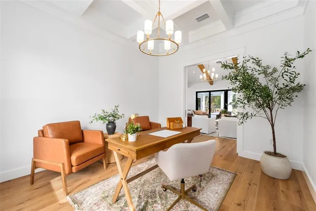 a bedroom with a bed furniture and window