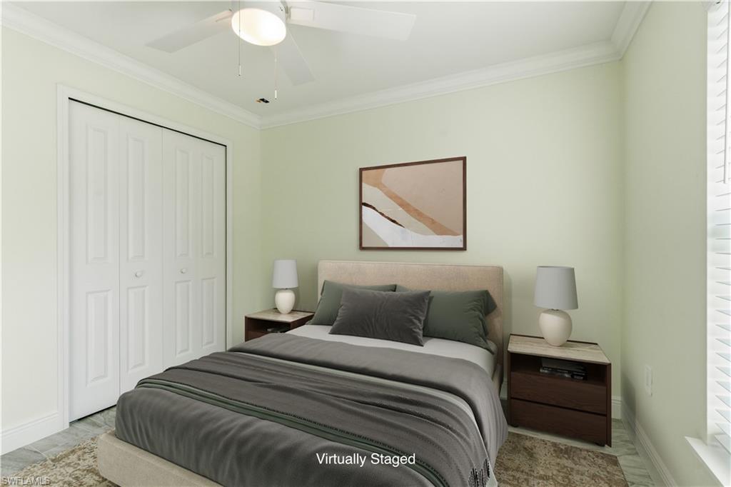 2141 Davis Street Fort Myers, FL 33916 - Photo 32 of 50 a bedroom with a bed and a painting on the wall