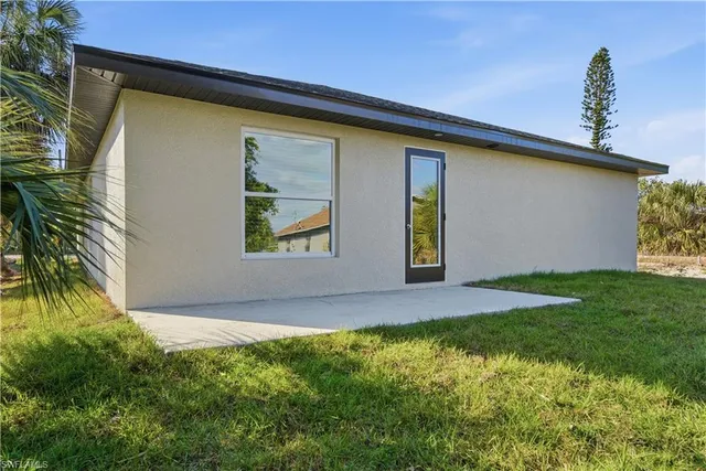 a view of front door of house