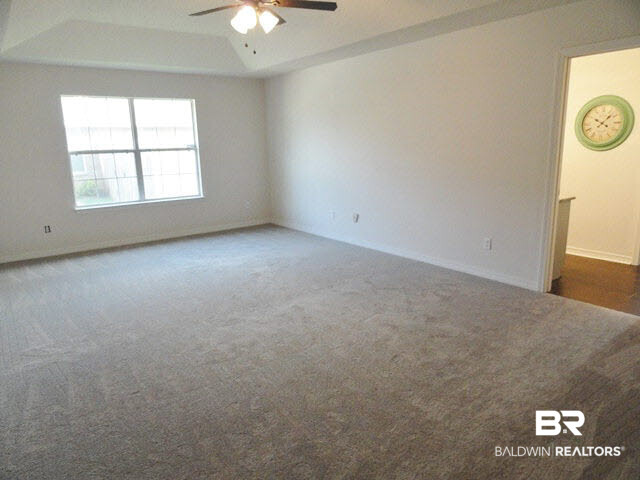 27927 Rileywood Drive Daphne, AL 36526 - Photo 13 of 24 Master Bedroom has New Carpet, Paint and Ceiling Fan 22x13