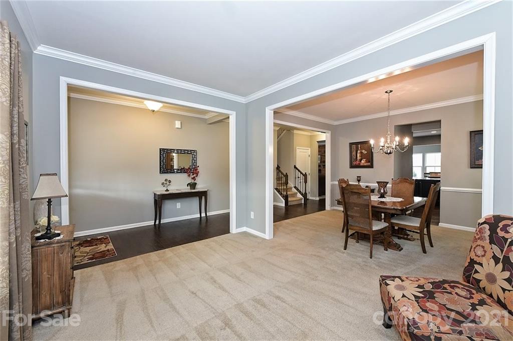 3006 Fallondale Road Waxhaw, NC 28173 - Photo 3 of 48 a living room with furniture and a wooden floor