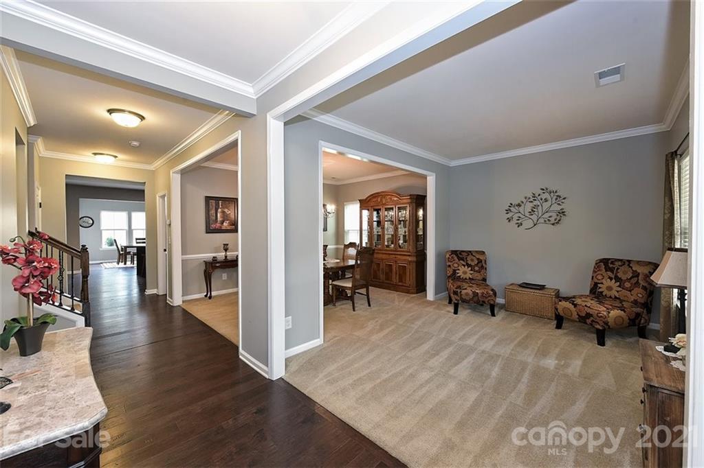 3006 Fallondale Road Waxhaw, NC 28173 - Photo 5 of 48 a view of a livingroom with furniture and a workspace