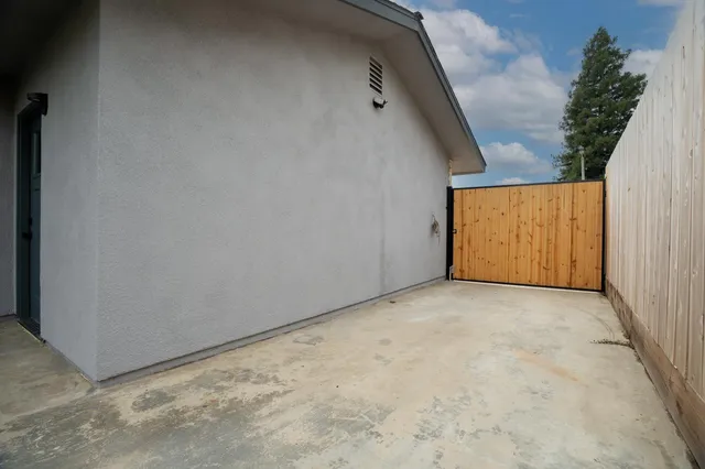 a view of outdoor space and deck