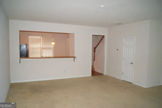 a view of an empty room