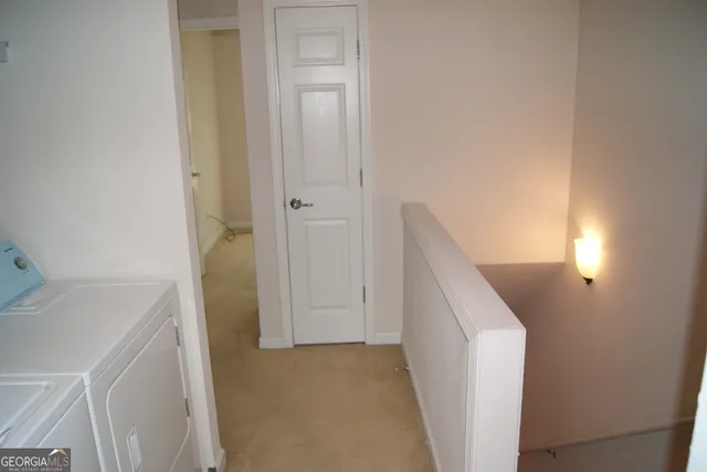 a view of a room with closet