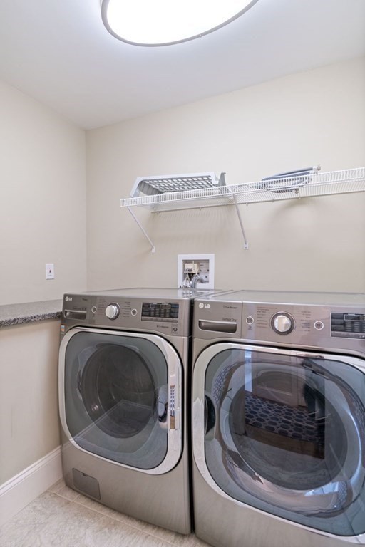 5 Bennett Road Wayland, MA 01778 - Photo 22 of 28 a utility room with dryer and washer