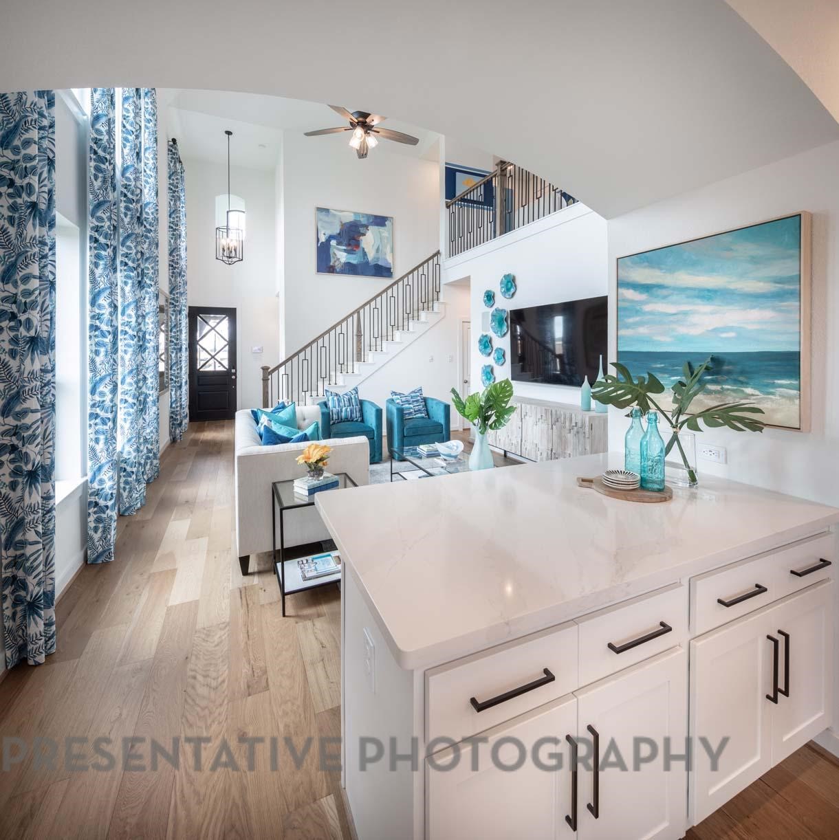 2426 Guava Hls Lane Manvel, TX 77578 - Photo 10 of 48 a living room with furniture and a flat screen tv