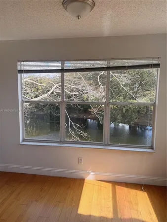 a view of a window in a building