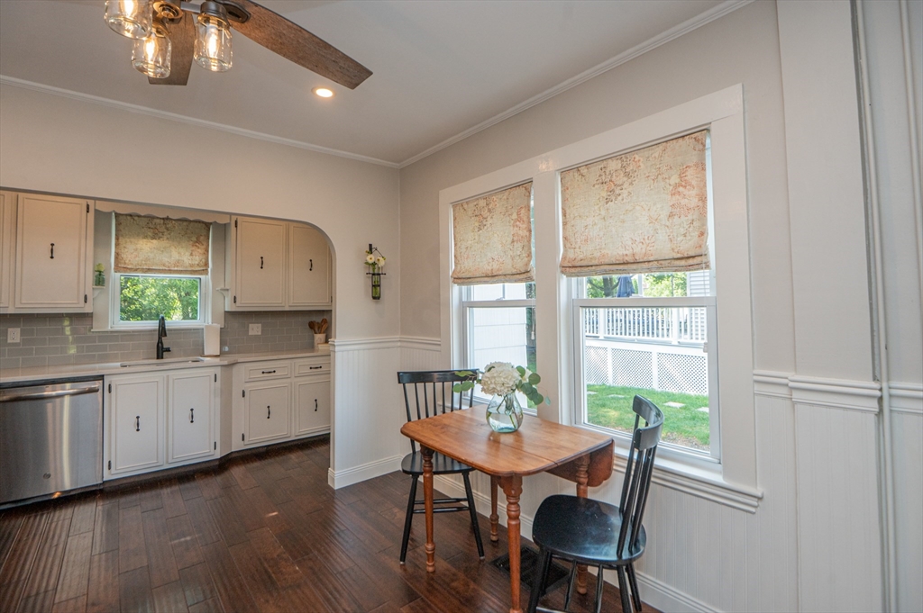 5 Florence Street Danvers, MA 01923 - Photo 13 of 41 a view of a dining room with furniture and window