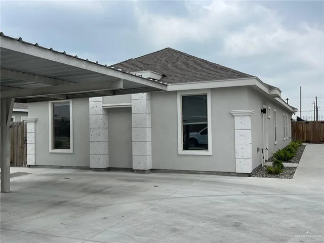 a house with a outdoor space