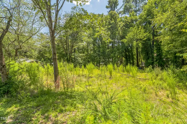 a view of swimming pool from a yard