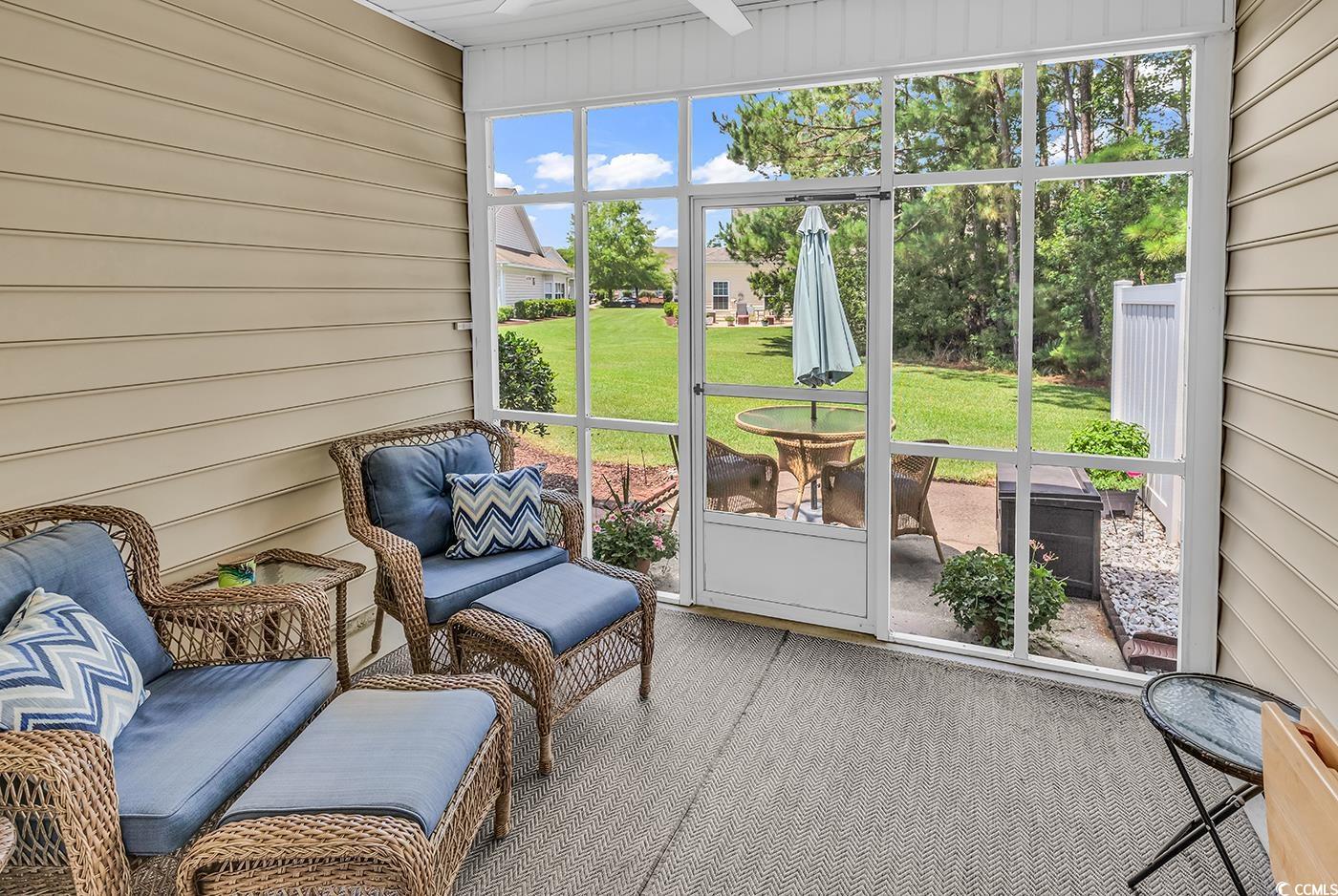 637 Botany Loop, Unit 637 Murrells Inlet, SC 29576 - Photo 27 of 40 Sunroom / solarium with a ceiling fan
