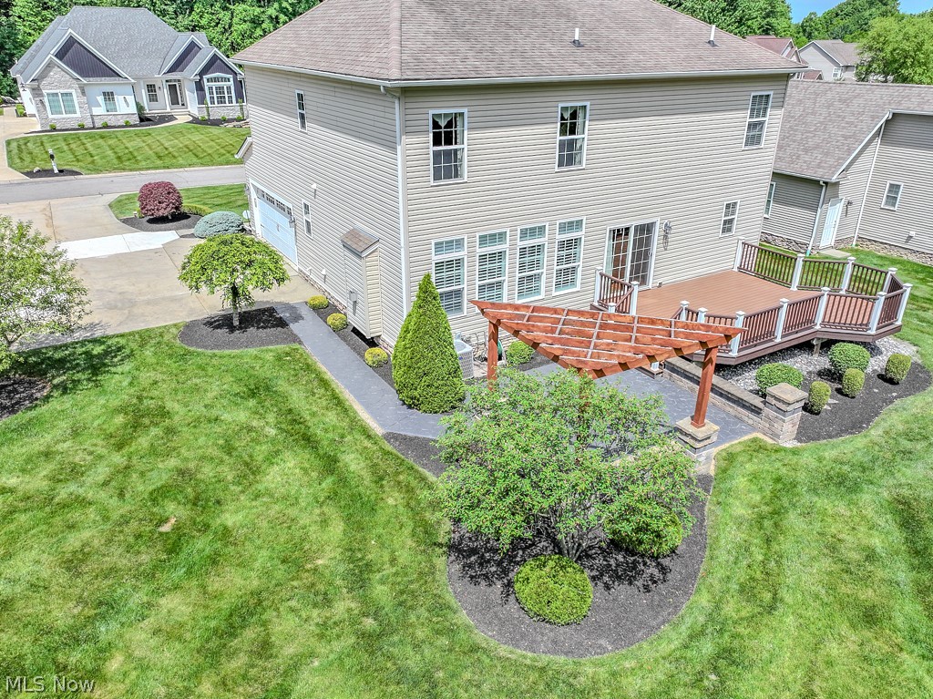 8375 Raleigh Place Painesville, OH 44077 - Photo 5 of 45 Aerial View of Backyard and landscaping