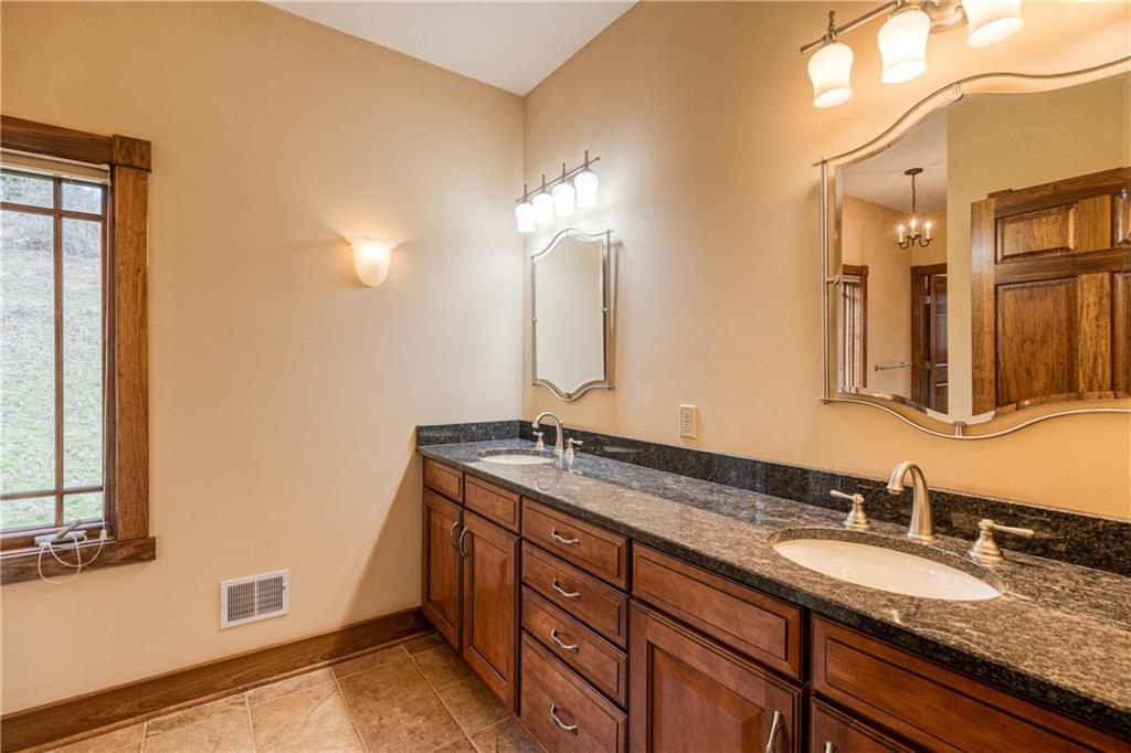 2353 Nicholson Road Sewickley, PA 15143 - Photo 32 of 50 Dual vanities in the master suite. Of course quartz too!