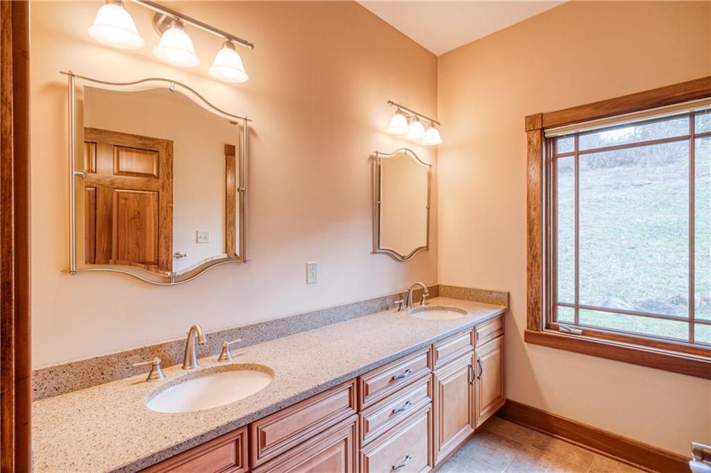 2353 Nicholson Road Sewickley, PA 15143 - Photo 36 of 50 Hall bath with dual vanities.