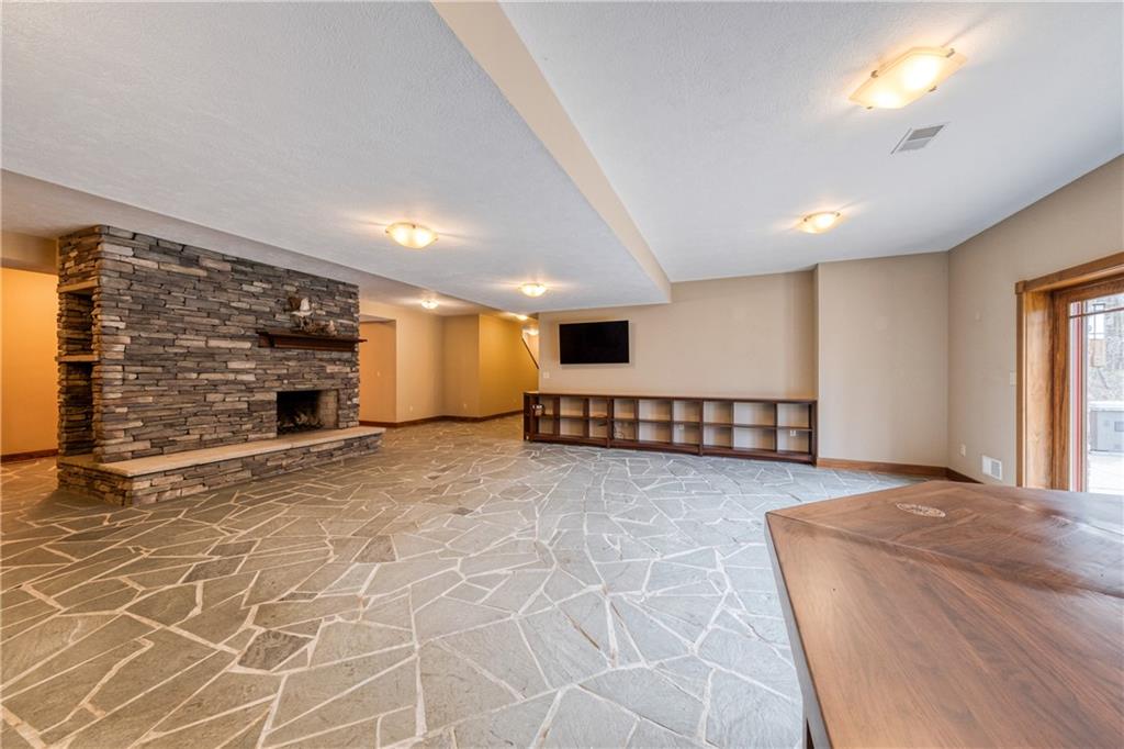 2353 Nicholson Road Sewickley, PA 15143 - Photo 41 of 50 AMAZING slate flooring and notice the awesome fireplace.