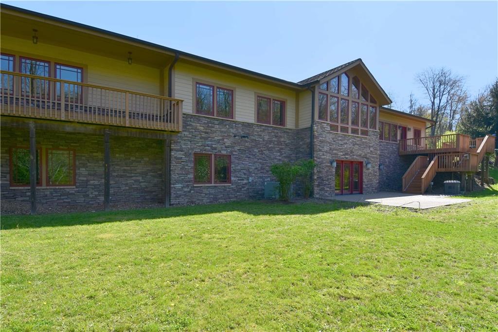 2353 Nicholson Road Sewickley, PA 15143 - Photo 49 of 50 Deck on left is directly accessible from master bedroom. Please notice the large patio!