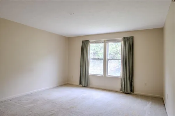 a view of an empty room
