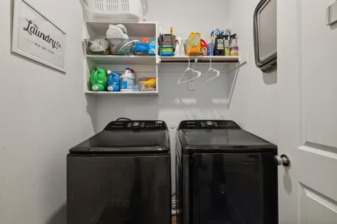 a close view of water heater with storage