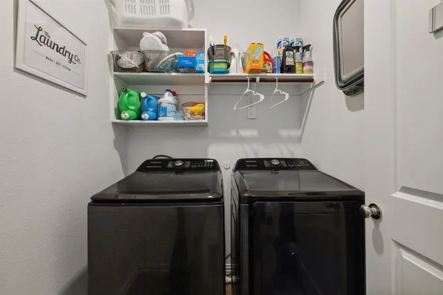 a close view of water heater with storage