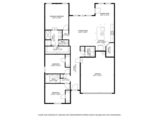 a picture of a floor plan