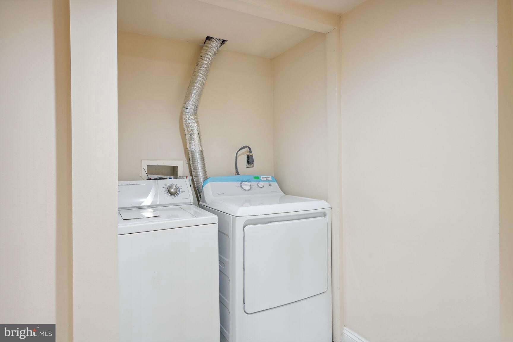 4528 4th Street Northwest Washington, DC 20011 - Photo 23 of 28 a utility room with dryer and washer