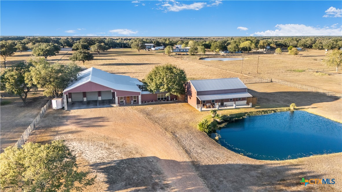 2796 Benbow Road Inez, TX 77968 - Photo 2 of 35 a view of a lake with a house
