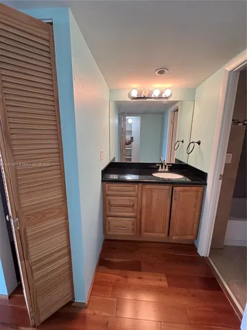 a view of a hallway with entryway