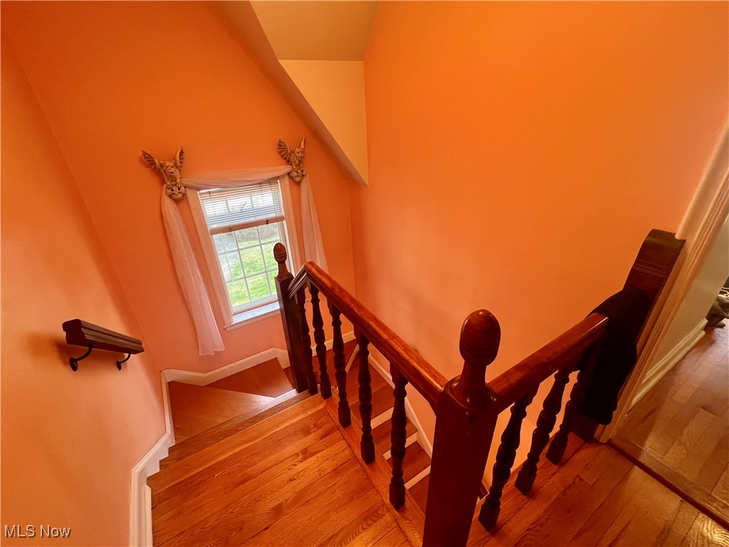 16400 Glynn Road Cleveland, OH 44112 - Photo 29 of 39 Reverse stairway from above