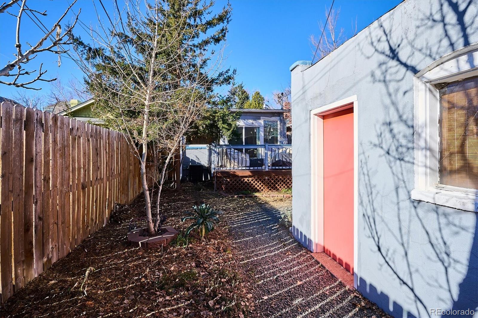 354 North Washington Street Denver, CO 80203 - Photo 42 of 43 a view of a backyard with sitting area