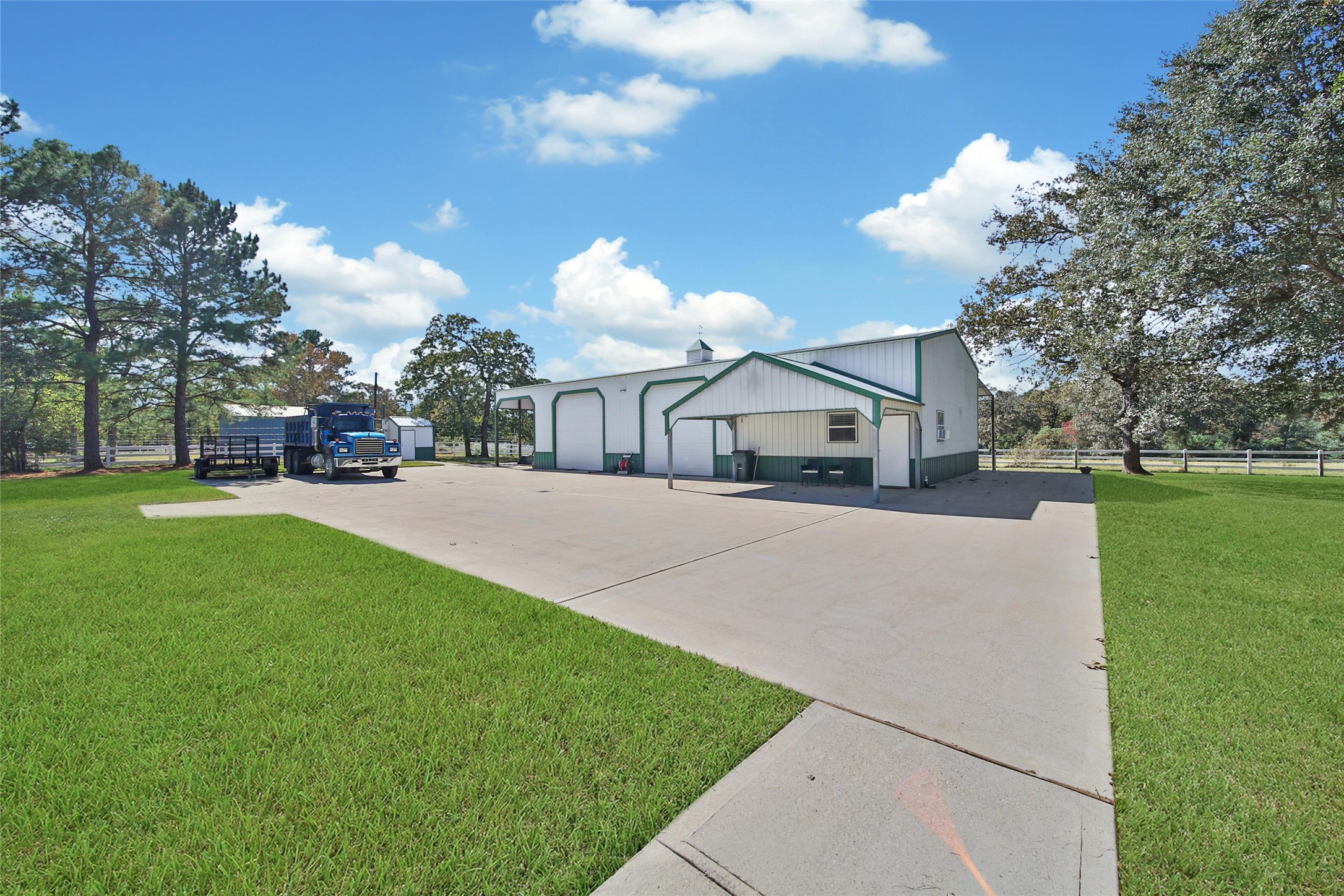 29919 Tudor Way Magnolia, TX 77355 - Photo 43 of 50 30x60 metal workshop with covered porch & 360 sq. ft. garage apartment.