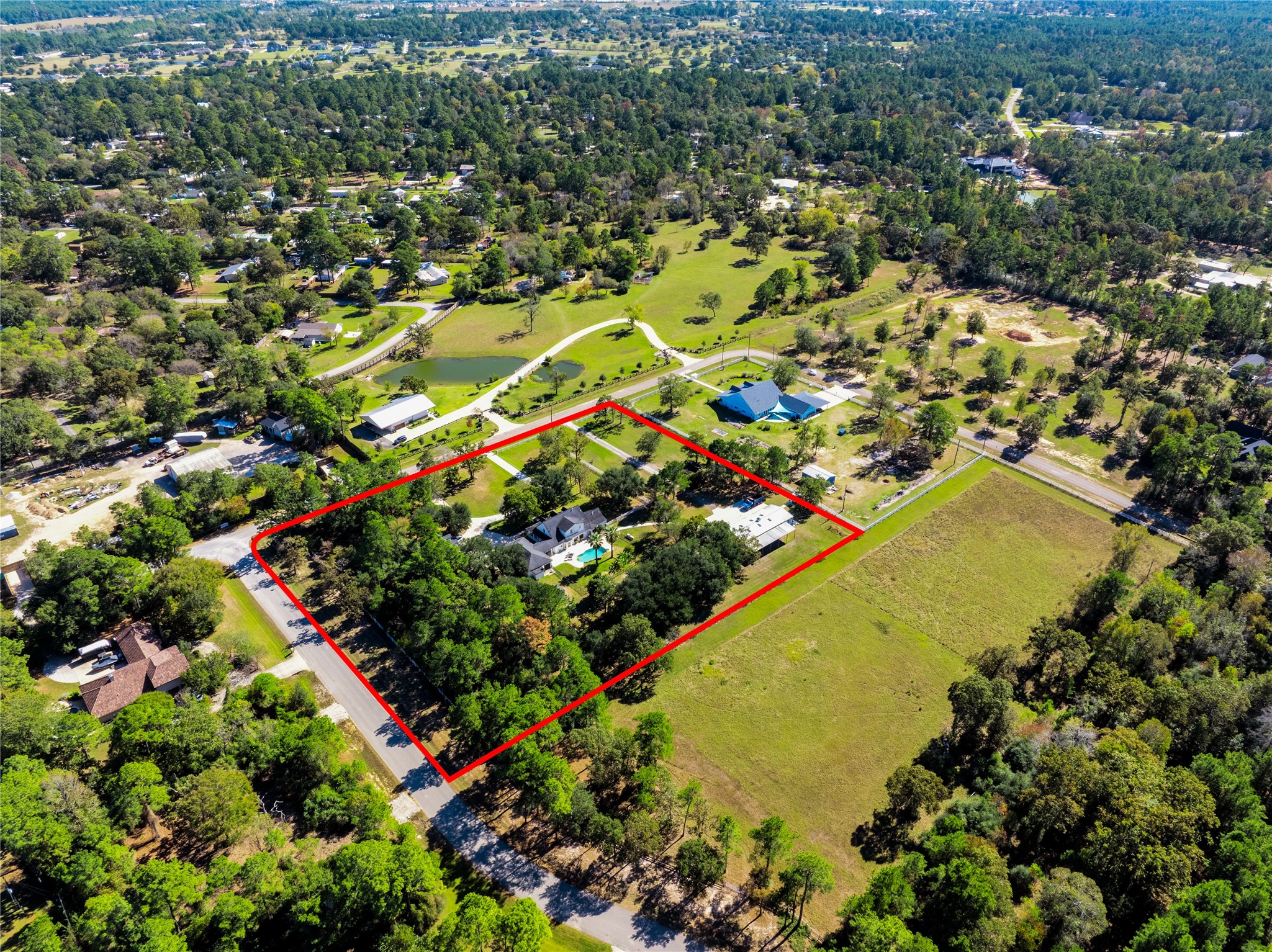 29919 Tudor Way Magnolia, TX 77355 - Photo 49 of 50 Aerial view of the property from backside