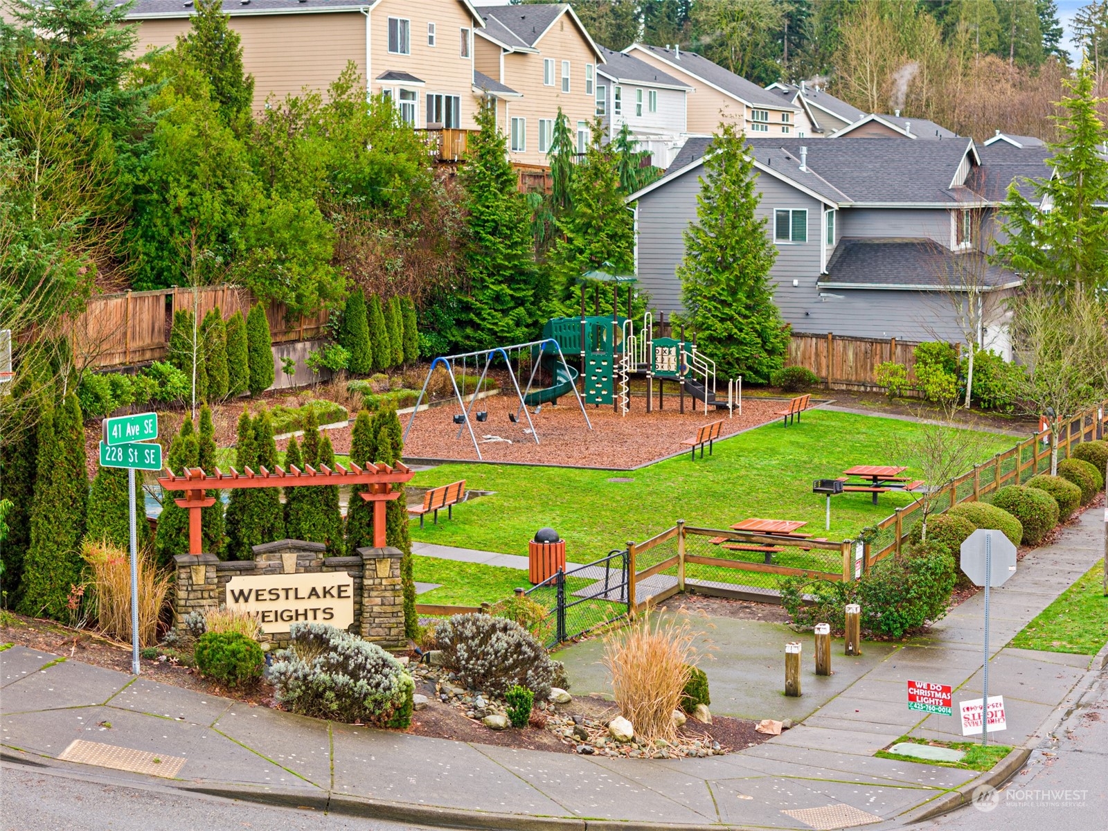 22907 41st Drive Southeast Bothell, WA 98021 - Photo 2 of 39 an aerial view of a house with swimming pool garden and patio
