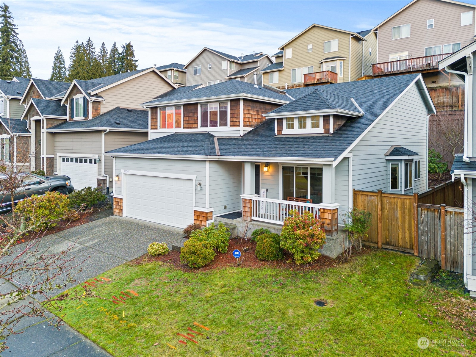 22907 41st Drive Southeast Bothell, WA 98021 - Photo 3 of 39 front view of a house with a yard