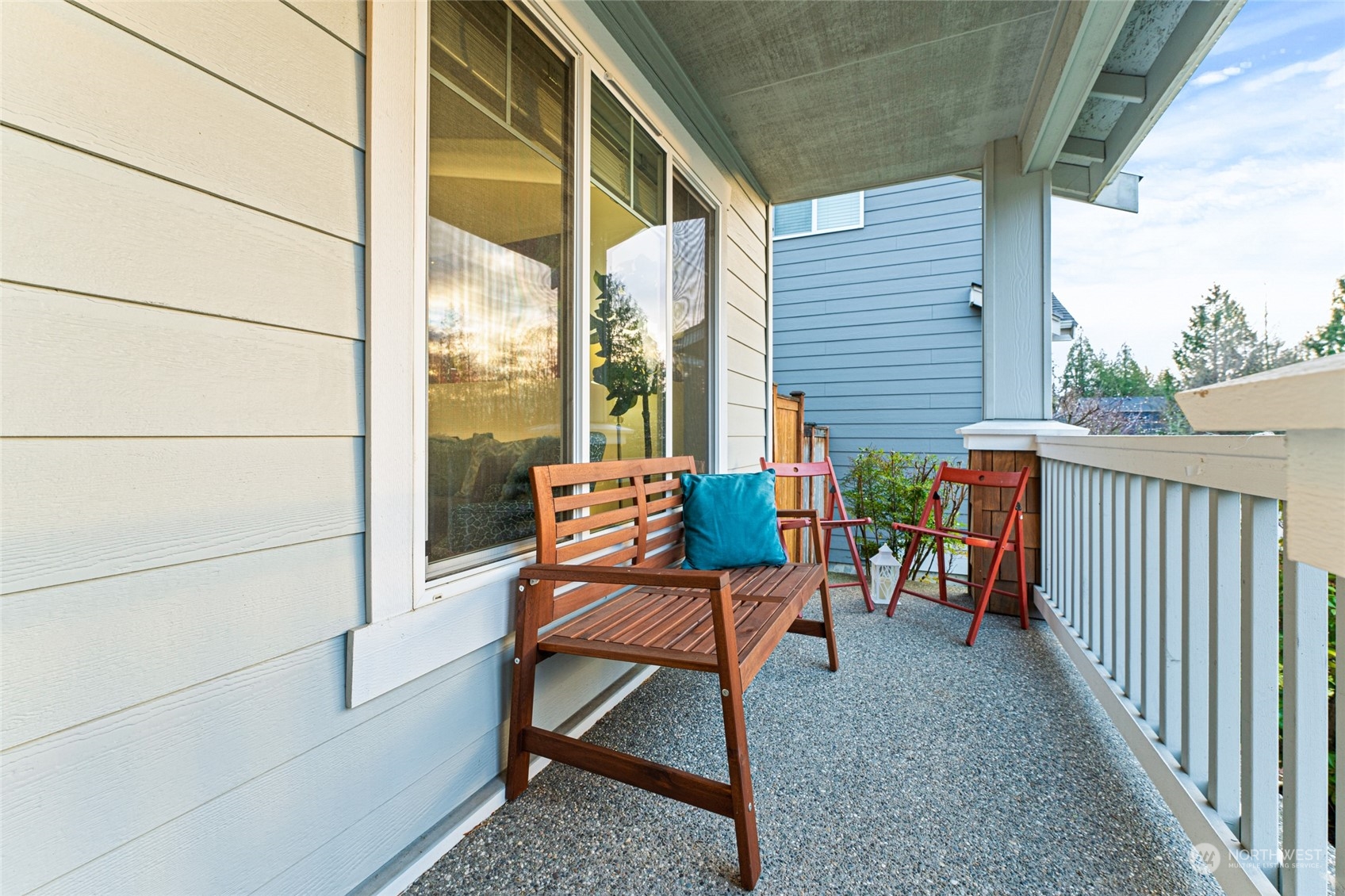 22907 41st Drive Southeast Bothell, WA 98021 - Photo 5 of 39 a balcony with chairs and a table