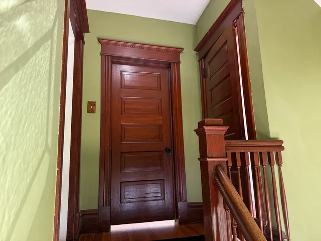 a view of front door